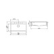 Каменная кухонная мойка Aquasanita Quadro SQQ103 Alumetallic 202 Серый металлик