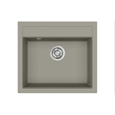 Каменная кухонная мойка Aquasanita Quadro SQQ100 W Argent 220 Теплый бетон