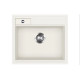 Каменная кухонная мойка Aquasanita Quadro SQU100 Alba 710 Белый