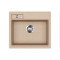 Каменная кухонная мойка Aquasanita Quadro SQU100 Beige 110 Бежевый