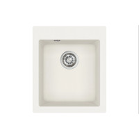 Каменная кухонная мойка Aquasanita Simplex SQS100 W Alba 710 Белый