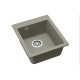 Каменная кухонная мойка Aquasanita Simplex SQS100 W Argent 220 Теплый бетон