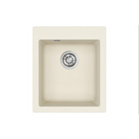 Каменная кухонная мойка Aquasanita Simplex SQS100 W Blanched almond 113 Миндаль
