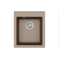 Кам'яна кухонна мийка Aquasanita Simplex SQS100 W Warm Mocha 114 Коричневий