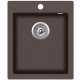 Кам'яна кухонна мийка Aquasanita Simplex SQS100 W Cerrus 120 Темно-коричневий