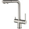 Кухонный смеситель Aquasanita Akvaduo Plus 2683 Brushed Nikel 002 Нержавеющая сталь с подключением к фильтрованной воде
