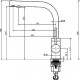 Кухонний змішувач Aquasanita Akvaduo 2663 L C Copper Мідь з підключенням до фільтрованої води