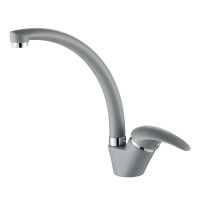 Кухонний змішувач Aquasanita Ambra 2813 Alumetallic 202 Сірий металік