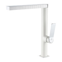 Кухонний кам'яний змішувач Aquasanita CANTUS 7083 Alba 710 Білий