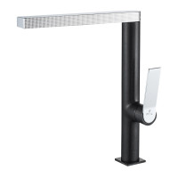 Кухонний кам'яний змішувач Aquasanita CANTUS 7083 Black metallic 601 Чорний металік