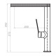 Кухонный каменный смеситель Aquasanita CANTUS 7083 Black metallic 601 Черный маталлик