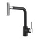 Кухонный каменный смеситель Aquasanita Dolus 7783 Black Metallic 601 Черный металлик