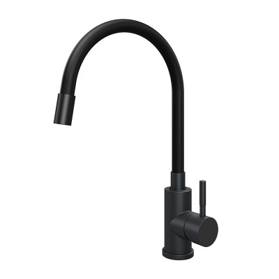 Кухонный смеситель Aquasanita FLEXA 5543 Black Matte MB Черный матовый