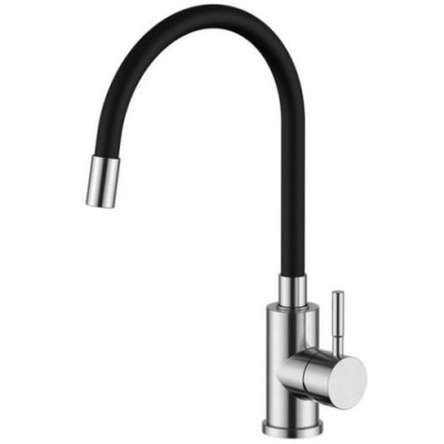 Кухонный смеситель Aquasanita FLEXA 5543 Brushed nikel 002 Нержавеющая сталь