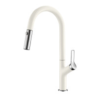 Кухонний кам'яний змішувач Aquasanita GRATA 7723 Alba 710 Білий Кухонний кам'яний змішувач Aquasanita GRATA 7723 Alba 710 Білий