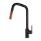 Кухонный каменный смеситель Aquasanita MATENO 7023 C Black metallic copper 601 Черный маталлик, медь