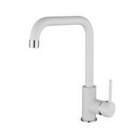 Кухонний кам'яний змішувач Aquasanita Mirrus 5063 Alba 710 Білий Кухонний кам'яний змішувач Aquasanita Mirrus 5063 Alba 710 Білий