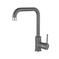 Кухонний кам'яний змішувач Aquasanita Mirrus 5063 Alumetallic 202 Сірий металік Кухонний кам'яний змішувач Aquasanita Mirrus 5063 Alumetallic 202 Сірий металік