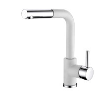 Кухонный каменный смеситель Aquasanita Modus 2383 Alba 710 Белый