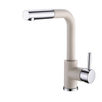 Кухонний кам'яний змішувач Aquasanita Modus 2383 Silica 111 Бежевий