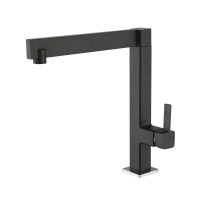 Кухонний кам'яний змішувач Aquasanita Regito 2063 Black Metallic 601 Чорний металік