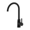 Кухонний кам'яний змішувач Aquasanita Sabia Grace 5523JG Black Metallic 601 Чорний металік