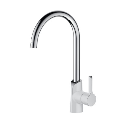 Кухонний змішувач Aquasanita Sabia Grace 5523JG Glossy White 700 Хром