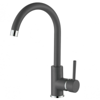 Кухонний кам'яний змішувач Aquasanita Sabia 5523 Graphite 222 Графіт