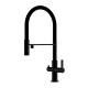 Кухонный смеситель Aquasanita SOIFOS 7763 Black Matte MB Матовый черный с подключением к фильтрованной воде