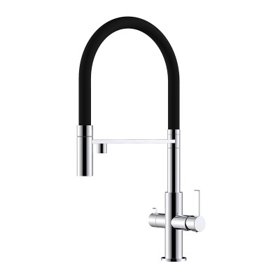Кухонный смеситель Aquasanita SOIFOS 7763 Chrome 001 Хром с подключением к фильтрованной воде