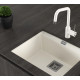Кухонный каменный смеситель Aquasanita UNUS 5033 Alba 710 Белый
