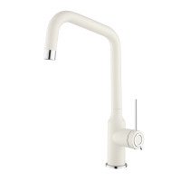 Кухонний кам'яний змішувач Aquasanita UNUS 5033 Alba 710 Білий