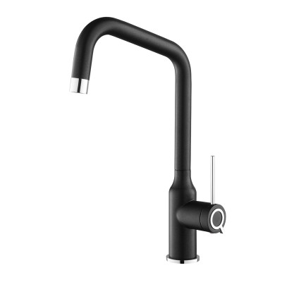 Кухонный каменный смеситель Aquasanita UNUS 5033 Black metallic 601 Черный маталлик
