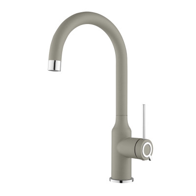 Кухонный каменный смеситель Aquasanita VIDE 5023 Argent 220 Теплый бетон