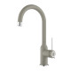 Кухонный каменный смеситель Aquasanita VIDE 5023 Argent 220 Теплый бетон
