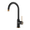 Кухонный каменный смеситель Aquasanita VIDE 5023 C Black metallic copper 601 Черный маталлик, медь