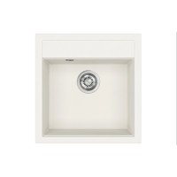 Каменная кухонная мойка Aquasanita Tesa SQT100 W Alba 710 Белый