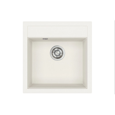 Каменная кухонная мойка Aquasanita Tesa SQT100 W Alba 710 Белый