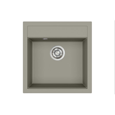Каменная кухонная мойка Aquasanita Tesa SQT100 W Argent 220 Теплый бетон