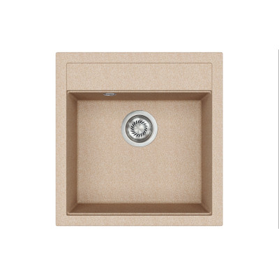 Каменная кухонная мойка Aquasanita Tesa SQT100 W Beige 110 Бежевый