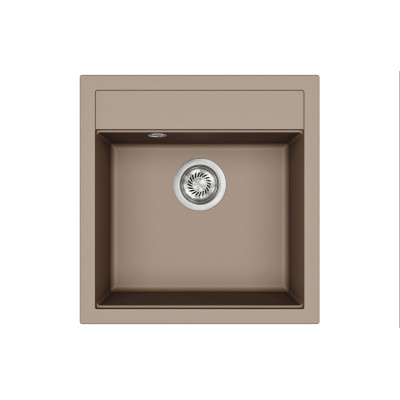 Каменная кухонная мойка Aquasanita Tesa SQT100 W Warm Mocha 114 Коричневый