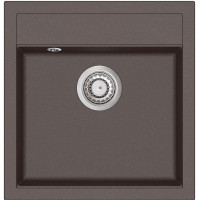Каменная кухонная мойка Aquasanita Tesa SQT100 W Cerrus 120 Темно-коричневый