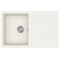 Каменная кухонная мойка Aquasanita Tesa SQT101 W Alba 710 Белый