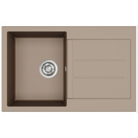 Кам'яна кухонна мийка Aquasanita Tesa SQT101 W Warm Mocha 114 Коричневий