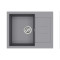 Каменная кухонная мойка Aquasanita Tesa SQT102 W Alumetallic 202 Серый металлик