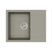 Каменная кухонная мойка Aquasanita Tesa SQT102 W Argent 220 Теплый бетон