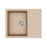 Каменная кухонная мойка Aquasanita Tesa SQT102 W Beige 110 Бежевый