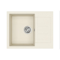 Каменная кухонная мойка Aquasanita Tesa SQT102 W Blanched almond 113 Миндаль