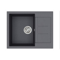 Кам'яна кухонна мийка Aquasanita Tesa SQT102 W Graphite 222 Графіт