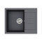 Каменная кухонная мойка Aquasanita Tesa SQT102 W Graphite 222 Графит